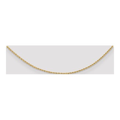 14K Yellow Gold 1.5mm Handmade Rope Chain – view 4