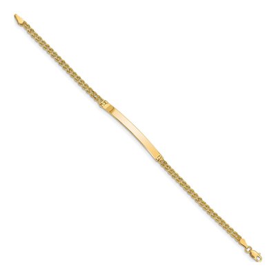 14K Yellow Gold Two-Strand Rope ID Bracelet – view 3