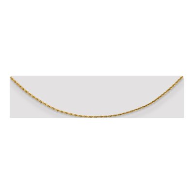 14K Yellow Gold 1.75mm Handmade Diamond-Cut Rope Chain – view 4