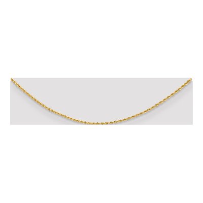 14K Yellow Gold 2mm Handmade Rope Chain – view 4