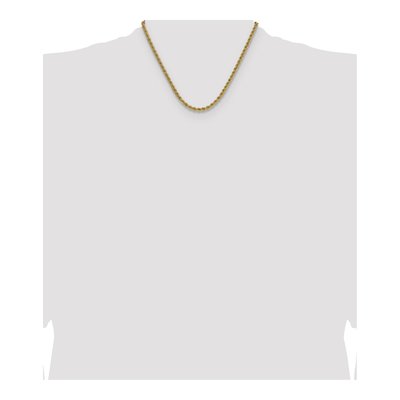 14K Yellow Gold 4.2mm Rope Chain – view 6