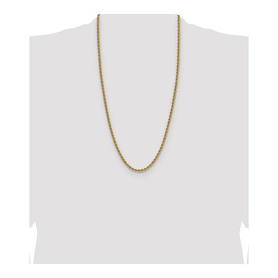 14K Yellow Gold 4.2mm Rope Chain – view 5