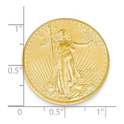 22K Gold 1/2 oz American Eagle Coin – view 2