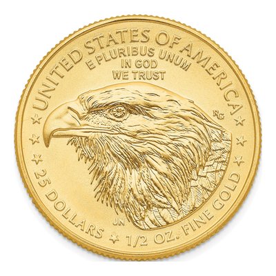 22K Gold 1/2 oz American Eagle Coin – view 3