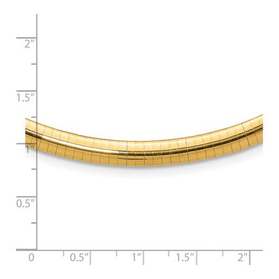 14K Yellow Gold Omega Necklace – view 6
