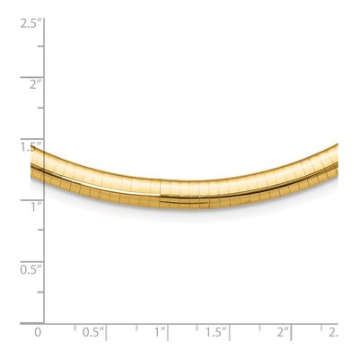 14K Yellow Gold Omega Necklace – view 4