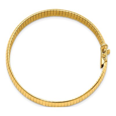 14K Yellow Gold Omega Bracelet – view 3