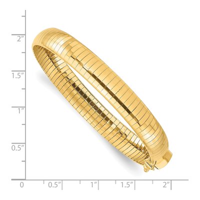 14K Yellow Gold Omega Bracelet – view 4