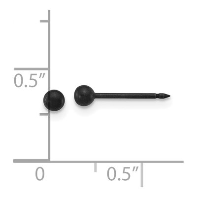 Stainless Steel Ball Stud Earrings – view 3