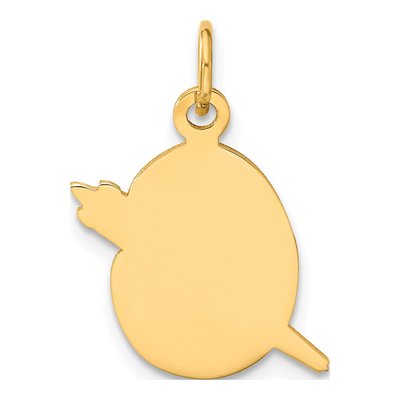 10K Yellow Gold Enameled Artist Palette Charm – view 5