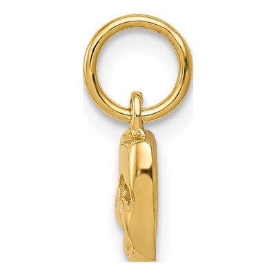 10K Yellow Gold Comedy Tragedy Theater Charm – view 3
