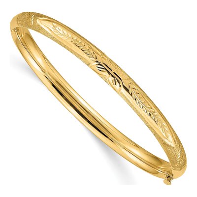 10K Yellow Gold Baby Bangle Bracelet