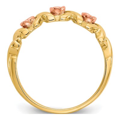 10K Two-Tone Gold Black Hills Ring – view 3
