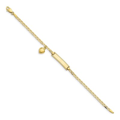 10K Yellow Gold Baby ID Bracelet – view 2