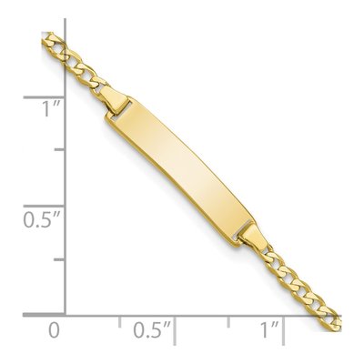 10K Yellow Gold Baby ID Bracelet – view 3