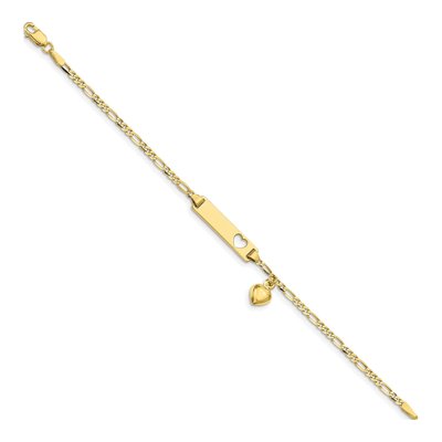 10K Yellow Gold Baby ID Bracelet – view 2
