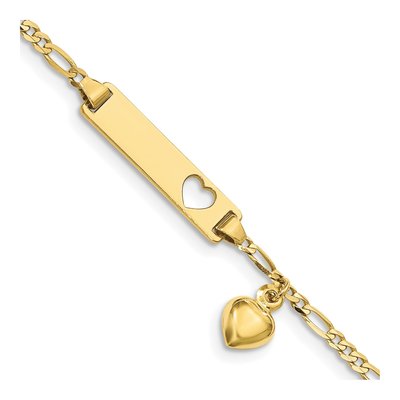 10K Yellow Gold Baby ID Bracelet