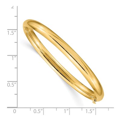 10K Yellow Gold Baby Bangle Bracelet – view 3