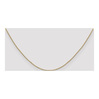 10K Yellow Gold 0.9mm Box Chain – view 4