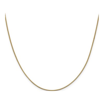 10K Yellow Gold 0.95mm Box Chain – view 2