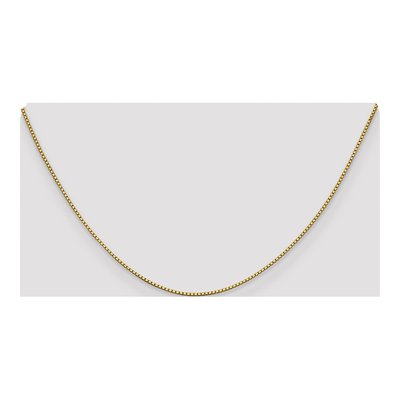 10K Yellow Gold 0.95mm Box Chain – view 4