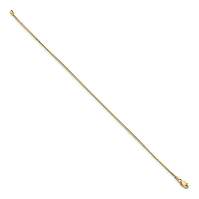10K Yellow Gold 0.95mm Box Chain Bracelet – view 2