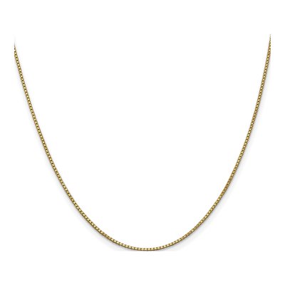 10K Yellow Gold 1mm Box Chain – view 2