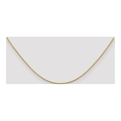 10K Yellow Gold 1.05mm Box Chain – view 4