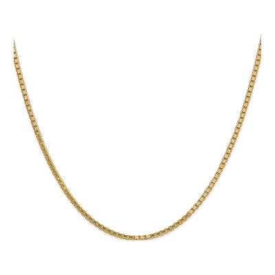 10K Yellow Gold 1.9mm Box Chain – view 2