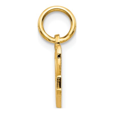 10K Yellow Gold I Heart MOM Pendant – view 3