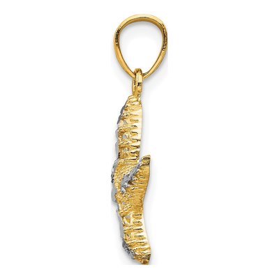 10K Yellow Gold Starfish Charm – view 3