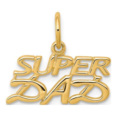 10K Yellow Gold Super DAD Pendant