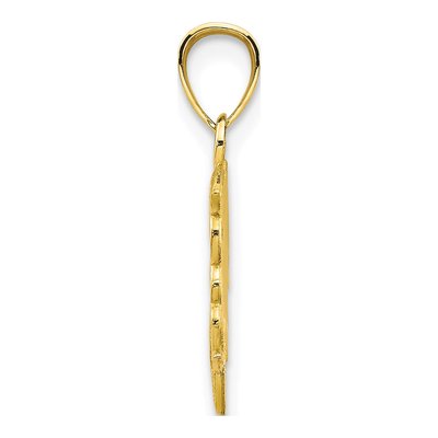 10K Yellow Gold Triple Dolphins Pendant – view 3