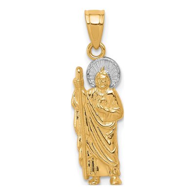 10K Yellow Gold Saint Jude Charm