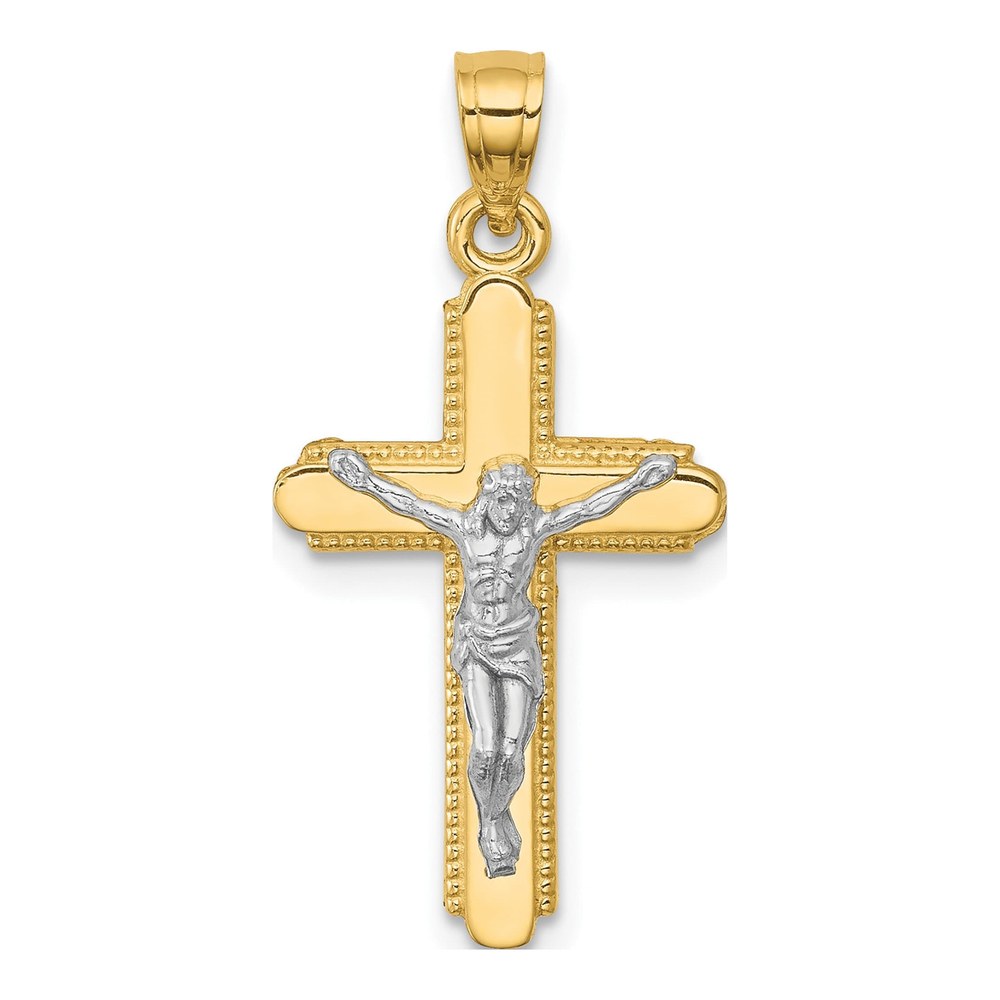 10K Yellow Gold Crucifix Pendant