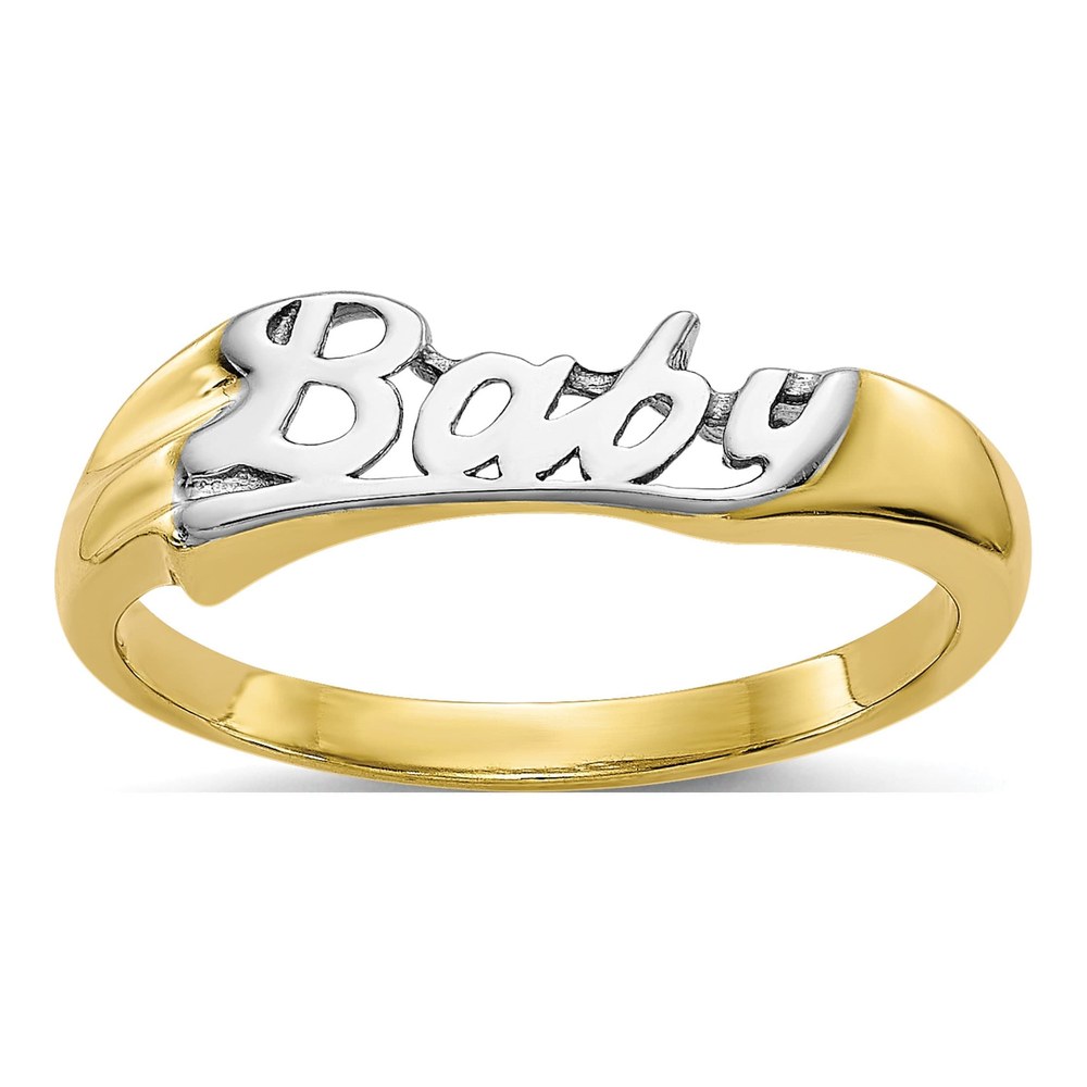 10K Yellow Gold Baby Ring
