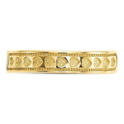 10K Yellow Gold Heart Toe Ring – view 5