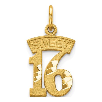 10K Yellow Gold Sweet Pendant