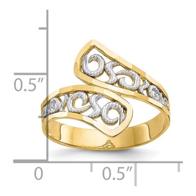 10K Yellow Gold Filigree Ring – view 4