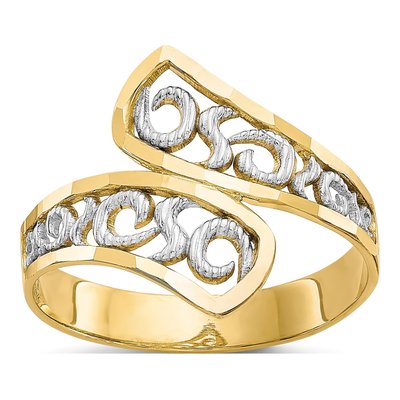 10K Yellow Gold Filigree Ring