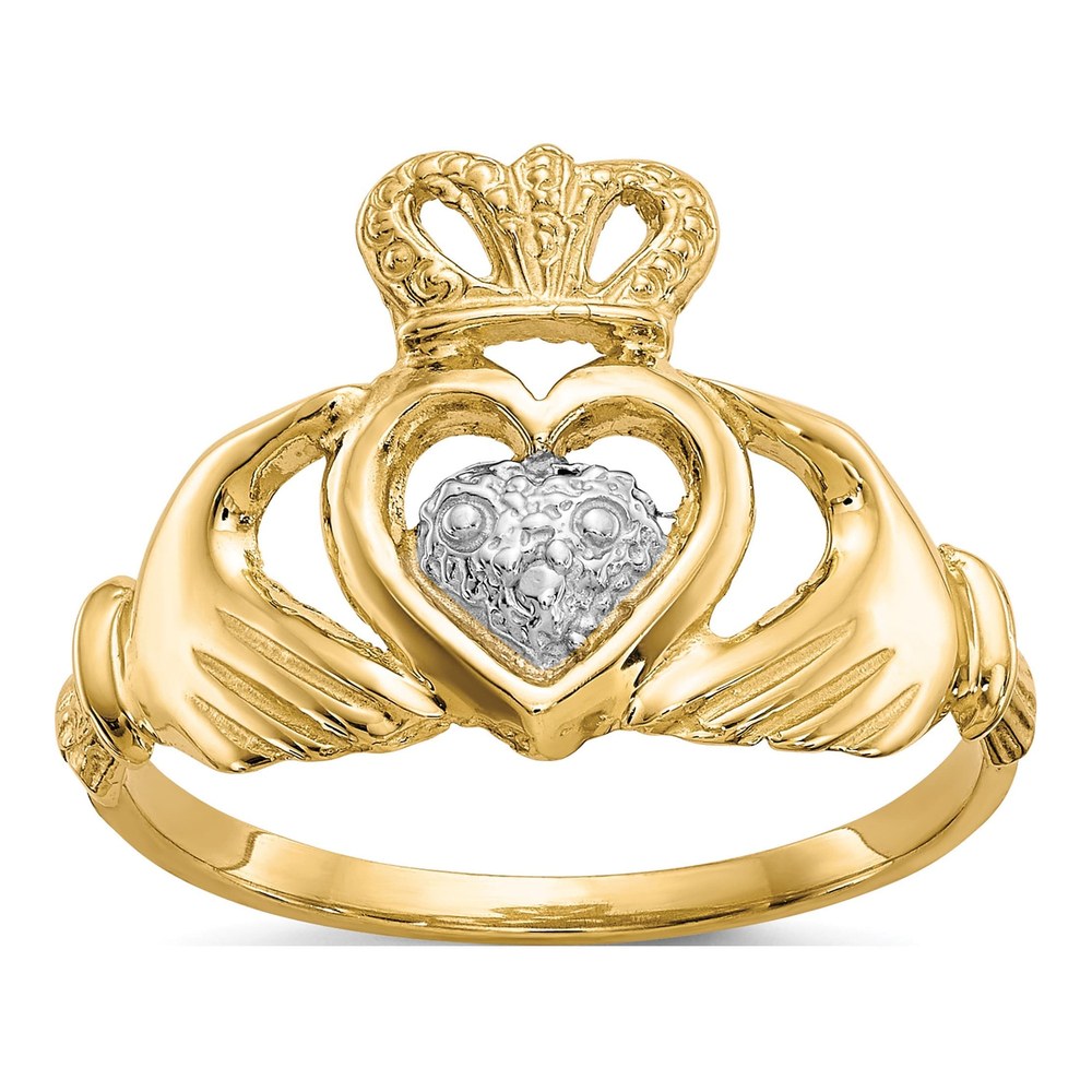 10K Yellow Gold Claddagh Ring