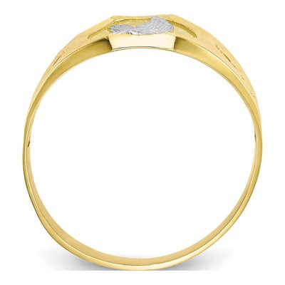 Men's 10K Yellow Gold Eagle Ring – view 3