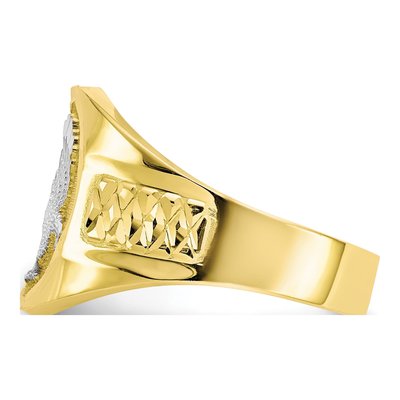 Men's 10K Yellow Gold Eagle Ring – view 5