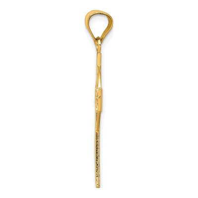 10K Yellow Gold Iona Cross Pendant – view 3