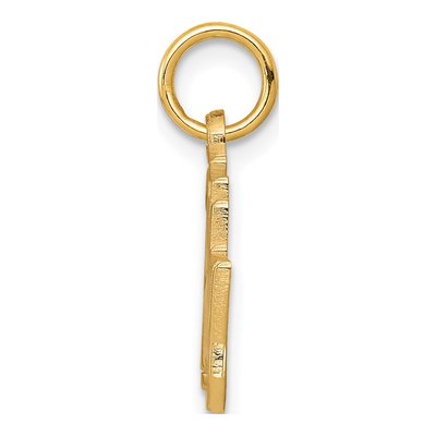 10K Yellow Gold 25th Anniversary Pendant – view 3