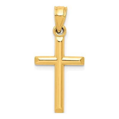 10K Yellow Gold Cross Pendant