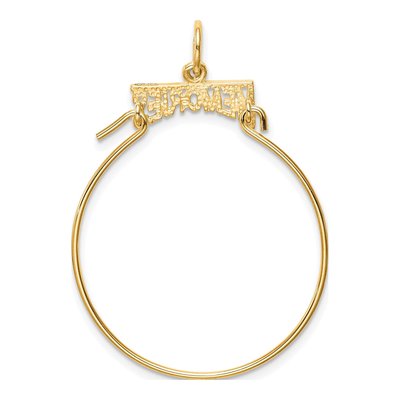 10K Yellow Gold Memories Holder Pendant – view 5