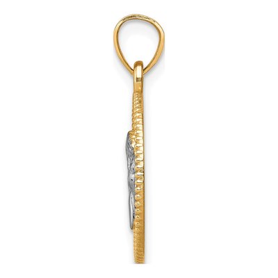 10K Yellow Gold Angel Pendant – view 3