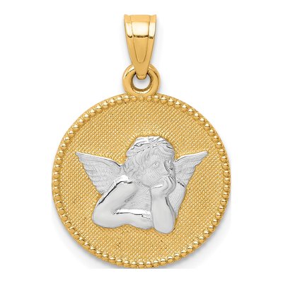 10K Yellow Gold Angel Pendant