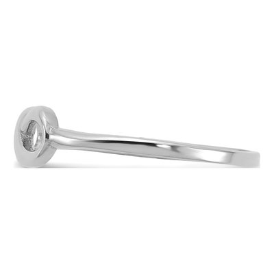 10K White Gold Infinity Ring – view 3